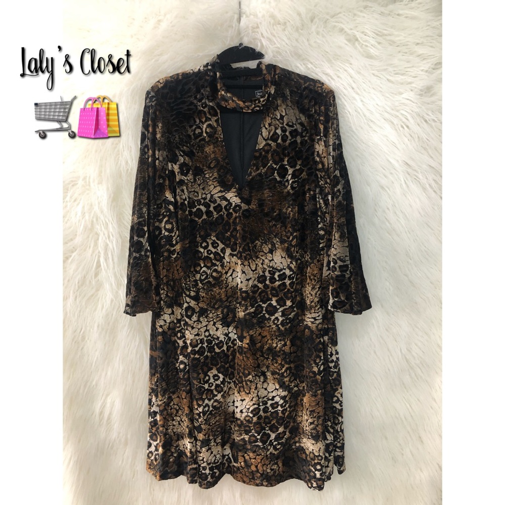 Animal print dress